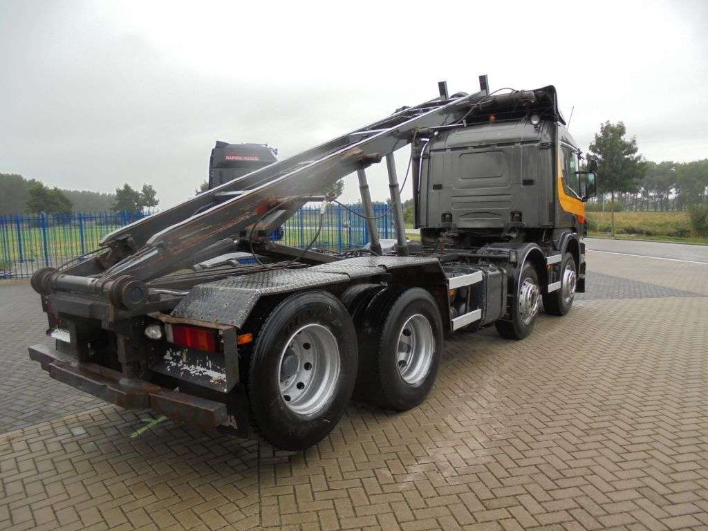 SCANIA 124G400 / 8x2 / Kipper / Manual / Euro 2 / Full Steel chassis vrachtwagen - Photo 2
