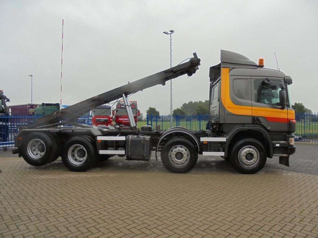 SCANIA 124G400 / 8x2 / Kipper / Manual / Euro 2 / Full Steel chassis vrachtwagen - Photo 11