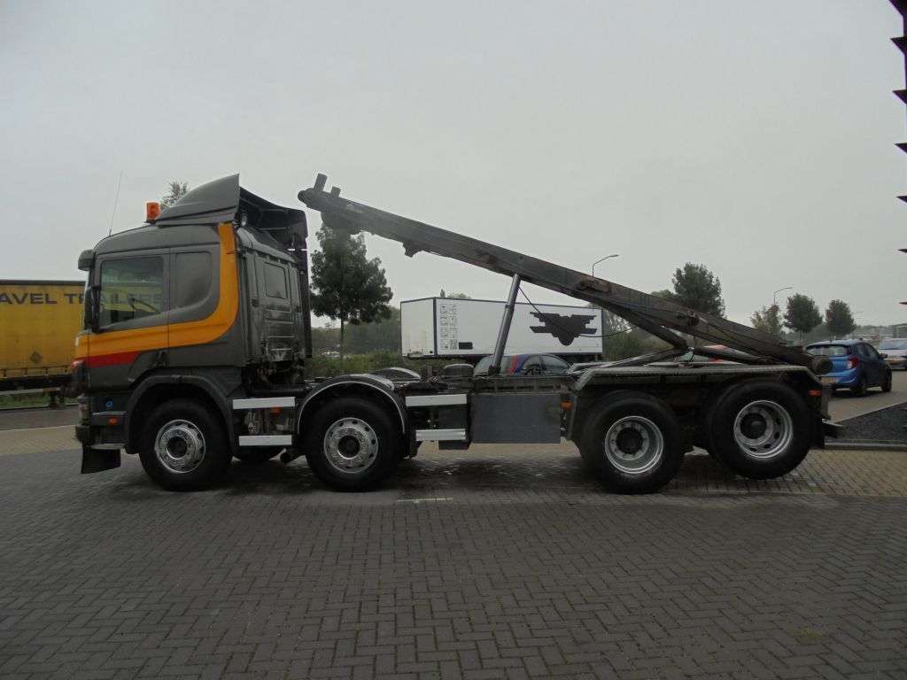 SCANIA 124G400 / 8x2 / Kipper / Manual / Euro 2 / Full Steel chassis vrachtwagen - Photo 12