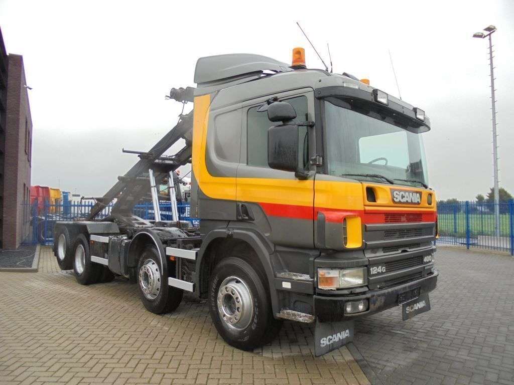 SCANIA 124G400 / 8x2 / Kipper / Manual / Euro 2 / Full Steel chassis vrachtwagen - Photo 3